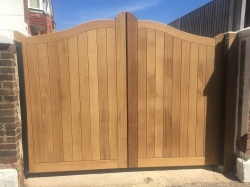 Wooden Driveway Gates