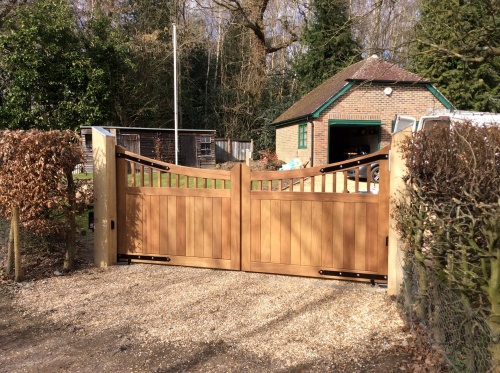 Bespoke Hardwood Driveway Gates