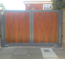 Bespoke Hardwood Driveway Gates