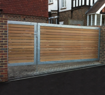 Bespoke Hardwood Driveway Gates