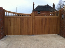 Bespoke Hardwood Driveway Gates