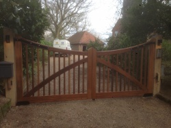 Bespoke Hardwood Driveway Gates