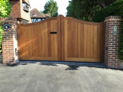 Bespoke Hardwood Driveway Gates