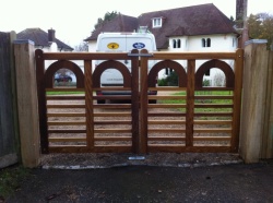 Bespoke Hardwood Driveway Gates