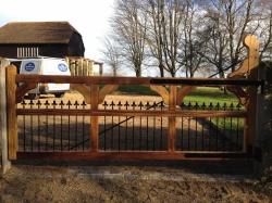 Bespoke Hardwood Driveway Gates